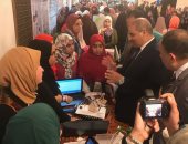 رئيس جامعة الأزهر يتفقد معرض التطبيقات الهندسية