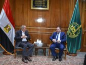 محافظ القليوبية يستقبل سفير أذربيجان بالقاهرة لبحث سبل التعاون
