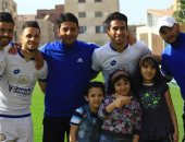 شاهد.. "تورتة" احتفال جماهير الإسماعيلى بثلاثية الزمالك