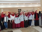 طالبات كلية البنات بالأزهر يدعمن مستشفى علاج الأورام بالأقصر ويتبرعن بالدم