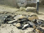 شكوى من تكسير طريق صافور بمدينة ديرب نجم فى الشرقية بعد رصفه بـ6 أشهر