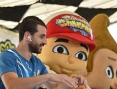 صور.. حسنى عبد ربه يحتفل بيوم اليتيم بحضور نجوم الإسماعيلى 