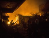 صور.. تفحم 100 منزل فى حريق هائل بالفلبين