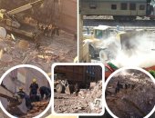 صور.. مسلسل انهيار العقارات فى الإسكندرية عرض مستمر.. مصرع 3 أشخاص بعد تحول عقار من 7 طوابق بسيدى جابر لكوم تراب.. المحافظ: المبنى صادر له قرار إزالة وأسرتان رفضتا الإخلاء.. والتضامن: صرف التعويضات للمضارين