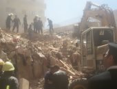 الداخلية: عقار الإسكندرية المنهار مكون من 7 طوابق بمساحة 850 مترا