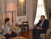 وزير الخارجية يلتقى السكرتير التنفيذى لاتفاقية الأمم المتحدة لتغير المناخ