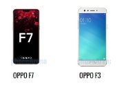 ايه الفرق.. أبرز الاختلافات بين هاتفى أوبو F7 وF3