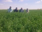 صور.. مدير "تعليم مطروح" يتفقد مزرعة مدرسة الثانوى الزراعى بالحمام