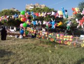 صور.. الحدائق والمتنزهات تستقبل المواطنين فى عيد القيامة المجيد بالمنيا