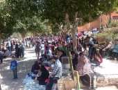 صور.. إقبال كثيف على حديقة الحيوان بالإسكندرية للاحتفال بشم النسيم