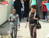 فيديو.. ثعبان ضخم يظهر فى حديقة الجزيرة وسط المحتفلين بشم النسيم