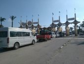 صور.. توافد المواطنين على مصيف رأس البر منذ الصباح لقضاء عطلة شم النسيم