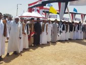 رئيس نادى الرجاء وعمد ومشايخ مطروح يحتفلون بنجاح الرئيس السيسى