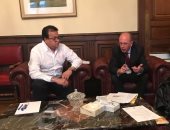 وزير التعليم العالى يبحث مع مستشار العلاقات الأوروبية دعم التعاون العلمى والثقافى