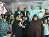 صور.. هيئة نظافة الجيزة تحتفل بيوم اليتيم وشم النسيم بنادى الركن الأخضر