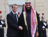 ماكرون يتناول العشاء مع ولى العهد السعودى ورئيس وزراء لبنان