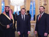 صور.. الرئيس الفرنسى يقيم مأدبة عشاء للأمير محمد بن سلمان وسعد الحريرى