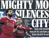 محمد صلاح منقذ ليفربول يتصدر عناوين الصحافة الإنجليزية.. صور