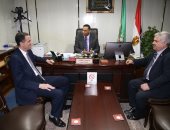 صور .. سكرتير عام المنوفية يستقبل نائب وزير التعليم للتعليم الفنى