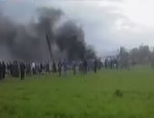 تحطم طائرة عسكرية بالجزائر وأنباء عن مصرع 100 شخص 
