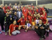 صور.. الأهلى يهزم طلائع الجيش ويتوج بكأس مصر فى الكرة الطائرة 