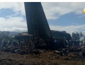 فيديو جديد لتحطم الطائرة العسكرية فى الجزائر ومصرع مستقليها
