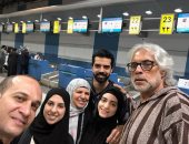 أحمد ناجى وعائلته فى السعودية لأداء مناسك العمرة