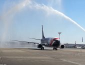 أول طائرة لمصر الطيران تهبط بمطار دوموديدوفو بعد عودة الرحلات المصرية الروسية