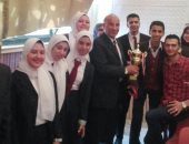 مدرسة فندقية بدمياط تفوز بالمركز الأول على الجمهورية بمسابقة كأس التميز