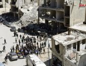 فيديو وصور.. مواطنو الغوطة الشرقية يعودون لمنازلهم بعد تحريرها من المسلحين