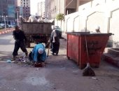 صور.. حملات نظافة وتجميل ورفع مخلفات وقمامة بحى شرق سوهاج
