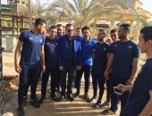 رئيس جامعة المنصورة يتفقد الجزء المخصص للجامعة بـ"إعداد القادة"