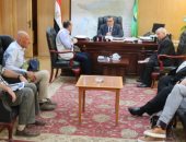 محافظ الفيوم يستقبل وفد الاتحاد الأوربى المشترك للتنمية الريفية