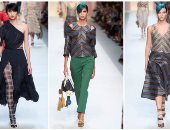 بالمثلثات والبنفسج ماركة فندى.. اقتبسى أزياء 2018 من القرن العشرين