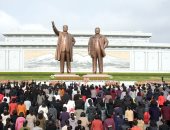 صور.. احتفالات ضخمة فى كوريا الشمالية بمناسبة عيد ميلاد مؤسس الدولة