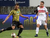 مدير الكرة بالزمالك فى غرفة الحكام بعد مباراة المقاولون.. اعرف السبب
