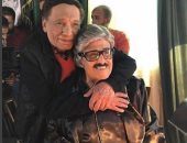 حسن الرداد ينشر صورة تجمع عادل إمام وسمير غانم :"عمالقة الكوميديا العرب"