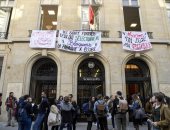 صور.. اعتصام طلابى فى جامعة العلوم السياسية بباريس ضد اصلاحات ماكرون