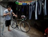 رصاصة إسرائيلية تحرم دراجا فلسطينيا من أولمبياد آسيا