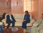وزيرة الهجرة تلتقي وزير الدولة لشئون النازحين والمهجّرين الليبي لبحث التعاون المشترك