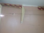 صور.. تصدعات بعقار فى إمبابة يهدد حياة السكان..والحى: سنرسل لجنة معاينة