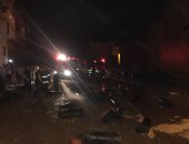 قطع الكهرباء عن وسط مدينة أبنوب بعد انفجار مستودع الغاز
