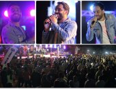 "ساعة ونصف من الغناء المتواصل".. رامى جمال فى حفل غنائى مع الشباب