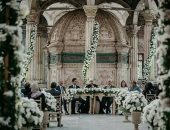 فوتوسيشن لعروسين فى مسجد محمد على بالقلعة يثير إعجاب رواد "فيس بوك"