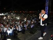 صور.. رامى صبرى والعسيلى يتألقان فى ختام حفل MSA   بحضور آلاف الطلاب