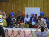 صور.. التعليم المفتوح بجامعة المنيا يحتفل بيوم اليتيم