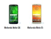 إيه الفرق.. أبرز الاختلافات بين هاتفى موتورولا Moto E5 و Moto G6