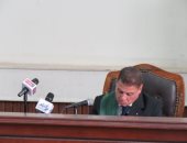 صور.. بدء جلسة إعادة محاكمة بديع و12 آخرين فى قضية "أحداث مكتب الإرشاد"