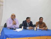 صور .. ندوة تثقيفية حول تنمية سيناء بكلية التربية الرياضية بجامعة جنوب الوادى