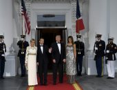 صور.. ترامب يقيم حفل عشاء ضخم فى البيت الأبيض تكريما للرئيس الفرنسى